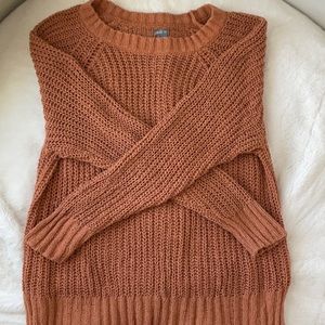 Aerie orange sweater